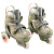 Роликовые коньки Sunny Wheels Happy Baby 50056 30-33р оливковый